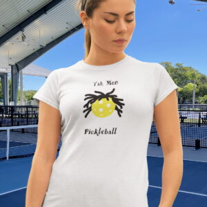 'Yah Mon Pickleball' 100% Polyester Wicking Sports Shirt for Women